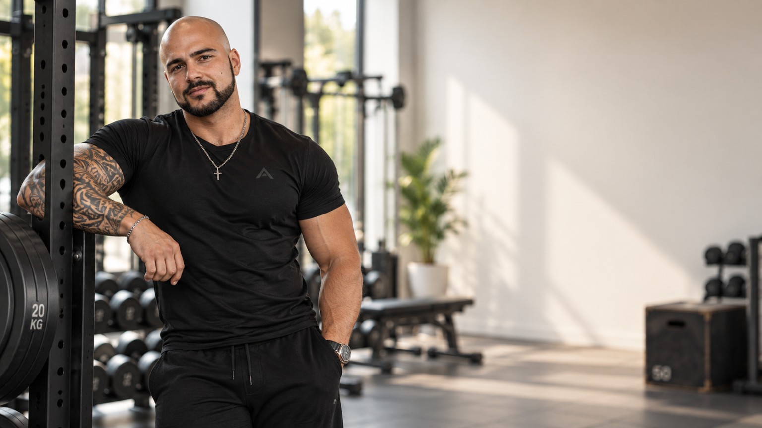 Kellan in de studio, klaar om samen aan jouw vormen te werken